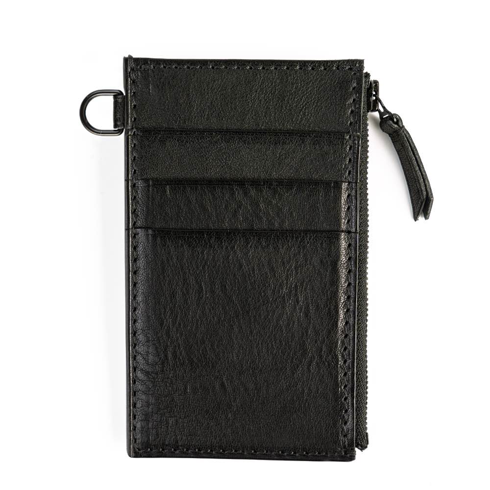 ZIPPED CARD HOLDER with D-RING – Assomma