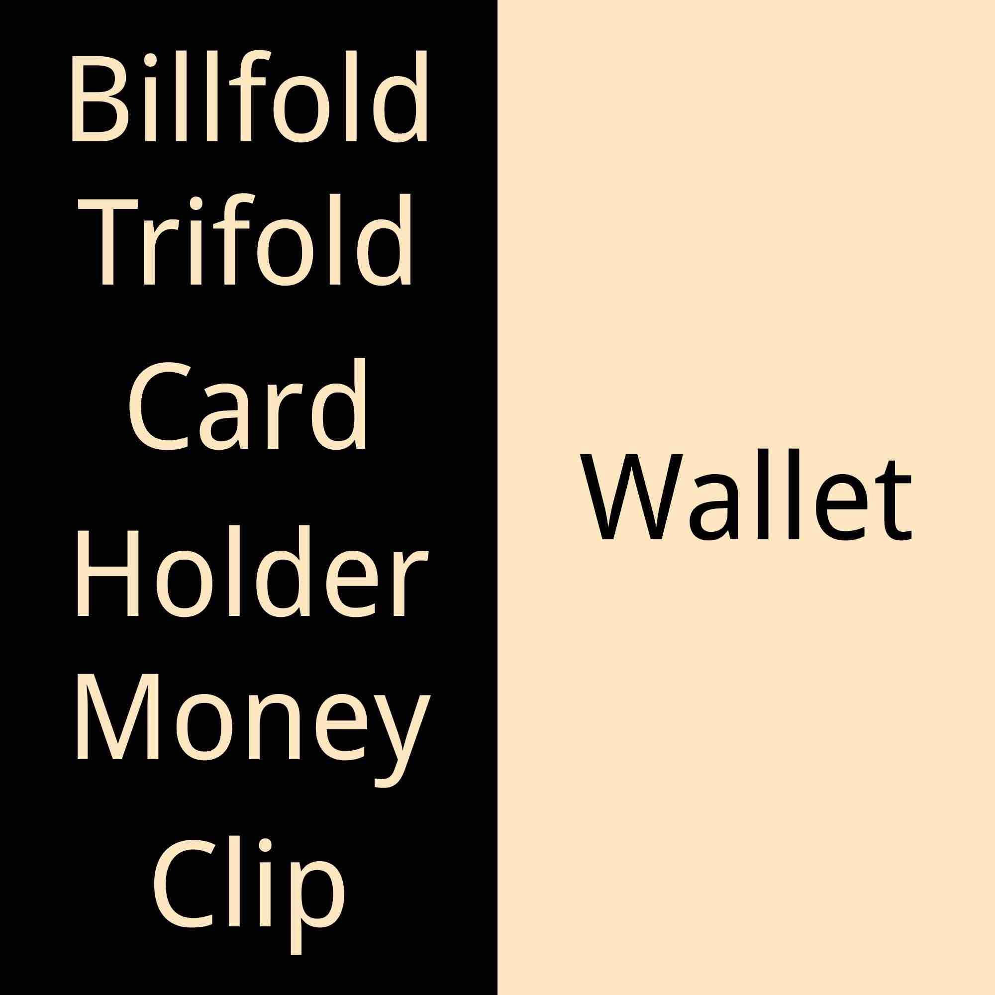 Assomma all kinds of wallets with Black and natural color post