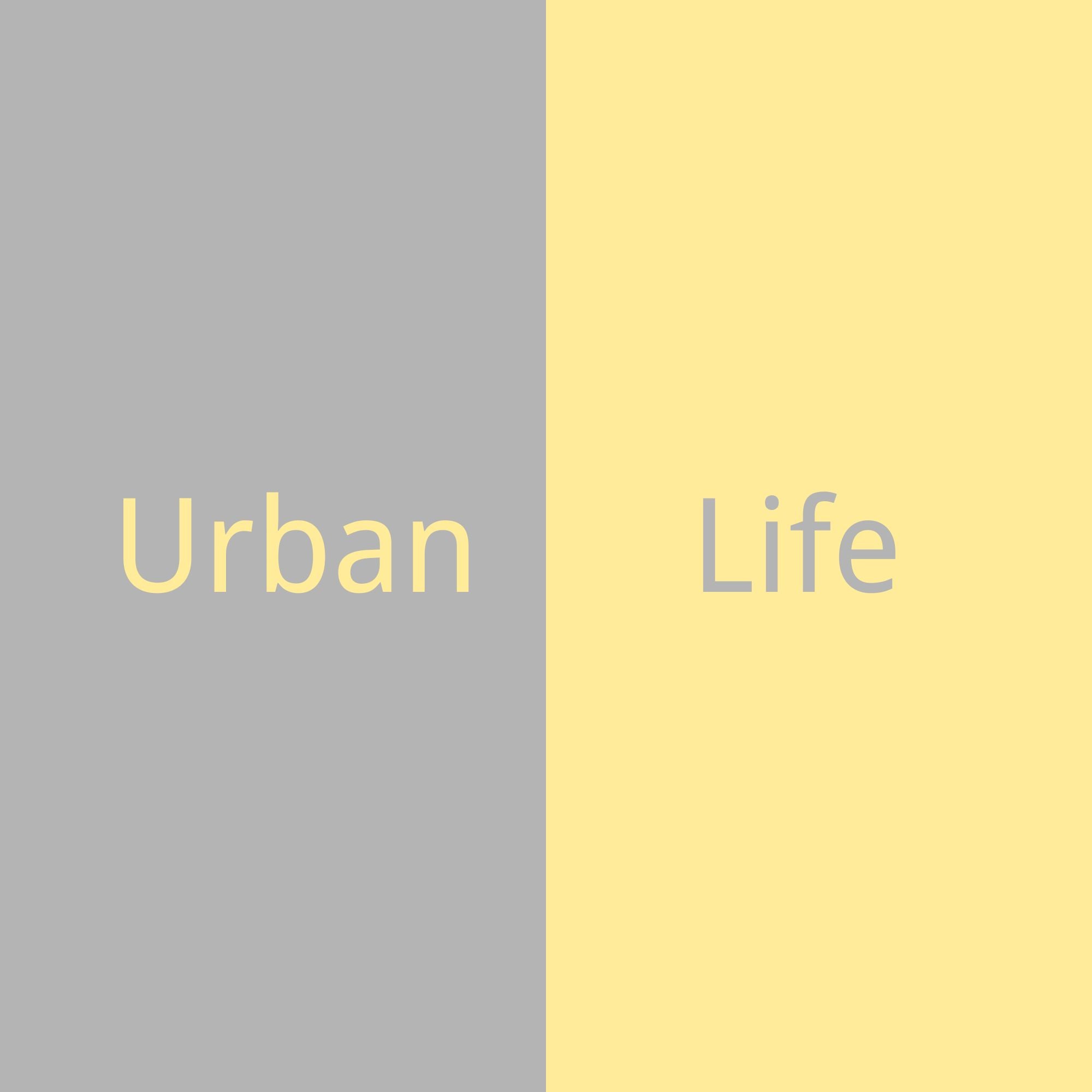 Urban life defined by grey and yellow, with Assomma small wearable leather goods