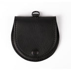 U-SHAPED LEATHER POUCH with D-RING
