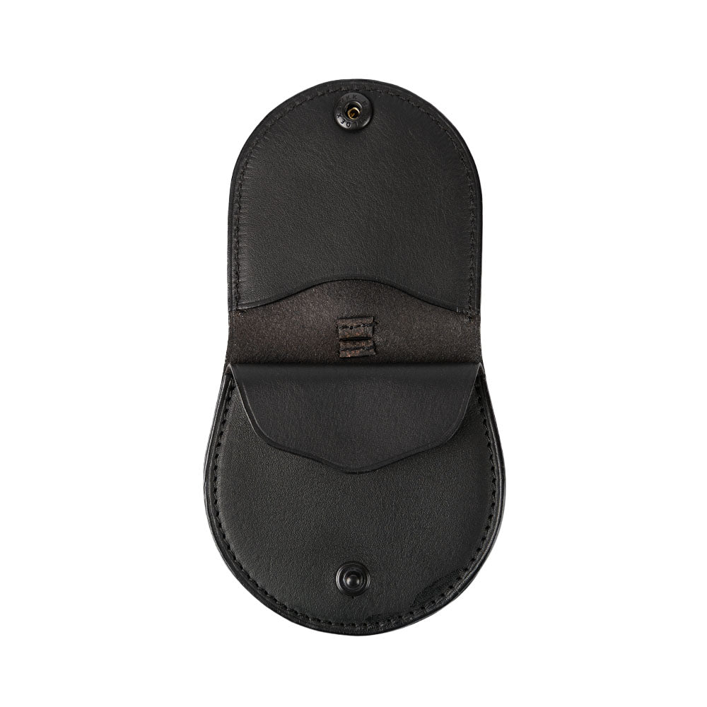U-SHAPED LEATHER POUCH with D-RING