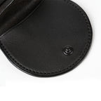 U-SHAPED LEATHER POUCH with D-RING