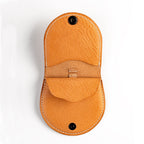 U-SHAPED LEATHER POUCH with D-RING