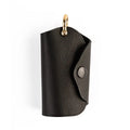 LEATHER KEY CASE with D-RING