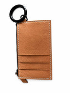 ZIPPED CARD HOLDER with D-RING