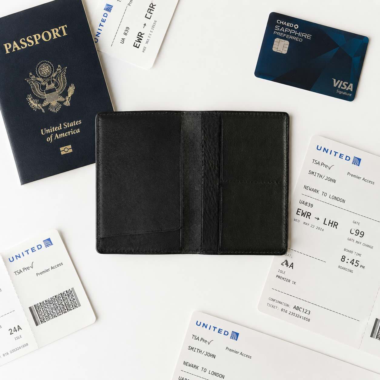 LEATHER PASSPORT COVER