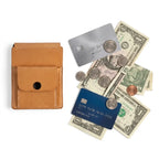 BILLFOLD LEATHER WALLET with MONEY CLIP