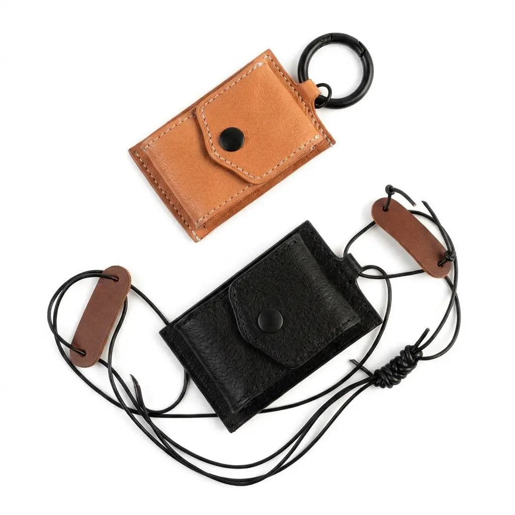 HANG COIN WALLET with CARD HOLDER and D-RING